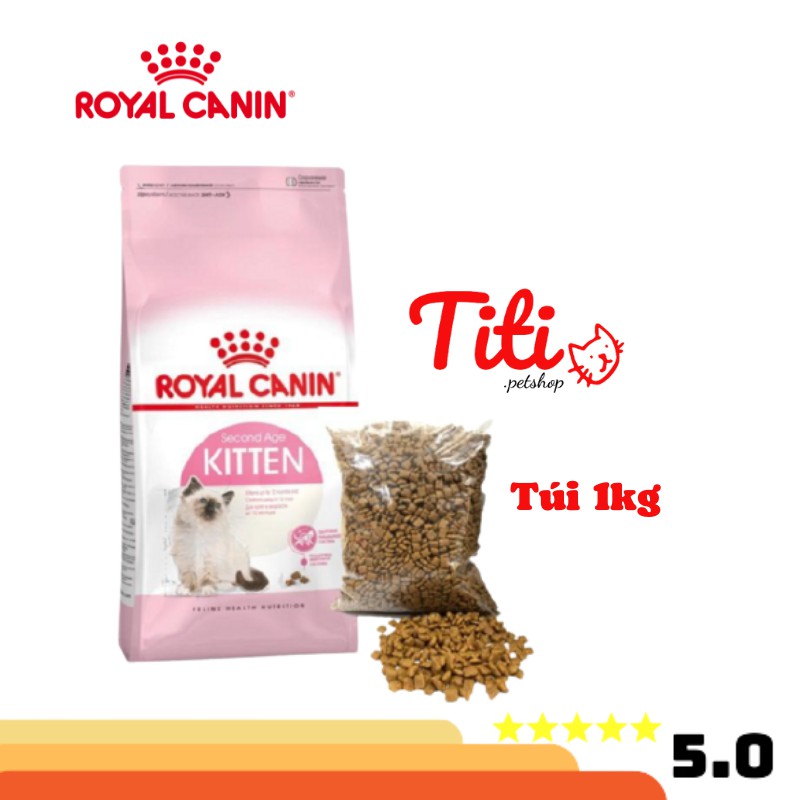 Thức ăn hạt cho mèo ROYAL CANIN KITTEN túi 1kg_Titipets