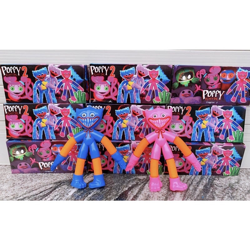 Huggy Wuggy Ống Lò Xo Biến Hình Có Đèn 2in1