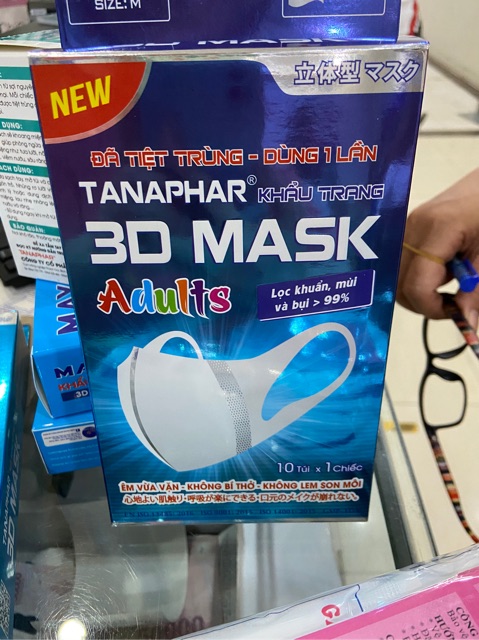 Khẩu trang Tanaphar 3D Mask (trẻ em người lớn)