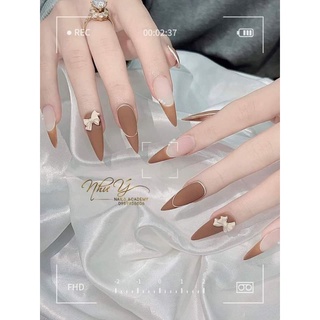 Nail box thiết kế đơn giản from nhọn - kèm keo❤