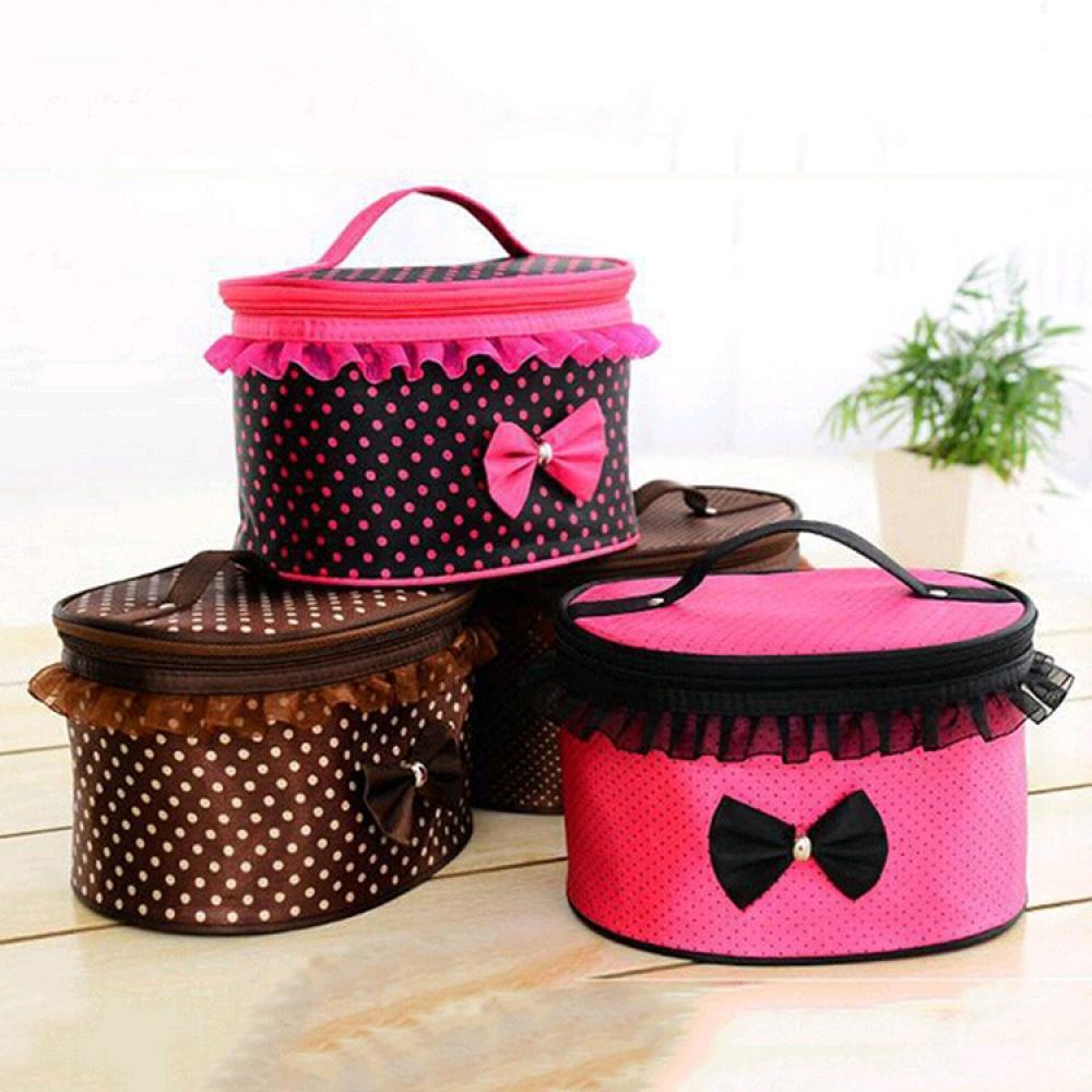 Túi Đựng Mỹ Phẩm Du Lịch Phối Ren MIHAN1