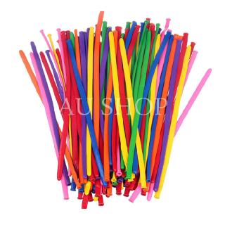 Bộ 100 bong bóng dài xoắn tạo hình được nhiều màu