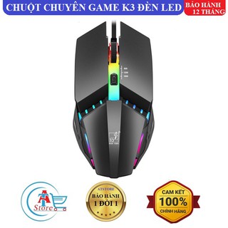 Chuột Chơi Game Có Dây Chasing Leopard K3 Có LED Đa Màu Tự Chuyển - Chuột Chuyên Game