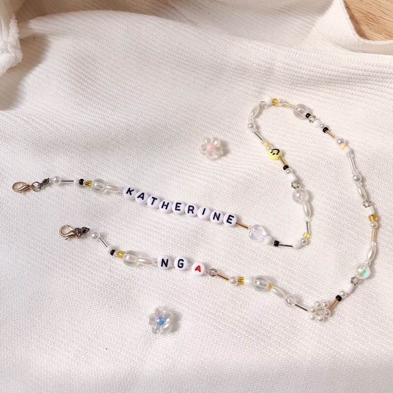 Dây đeo khẩu trang hạt seed beads