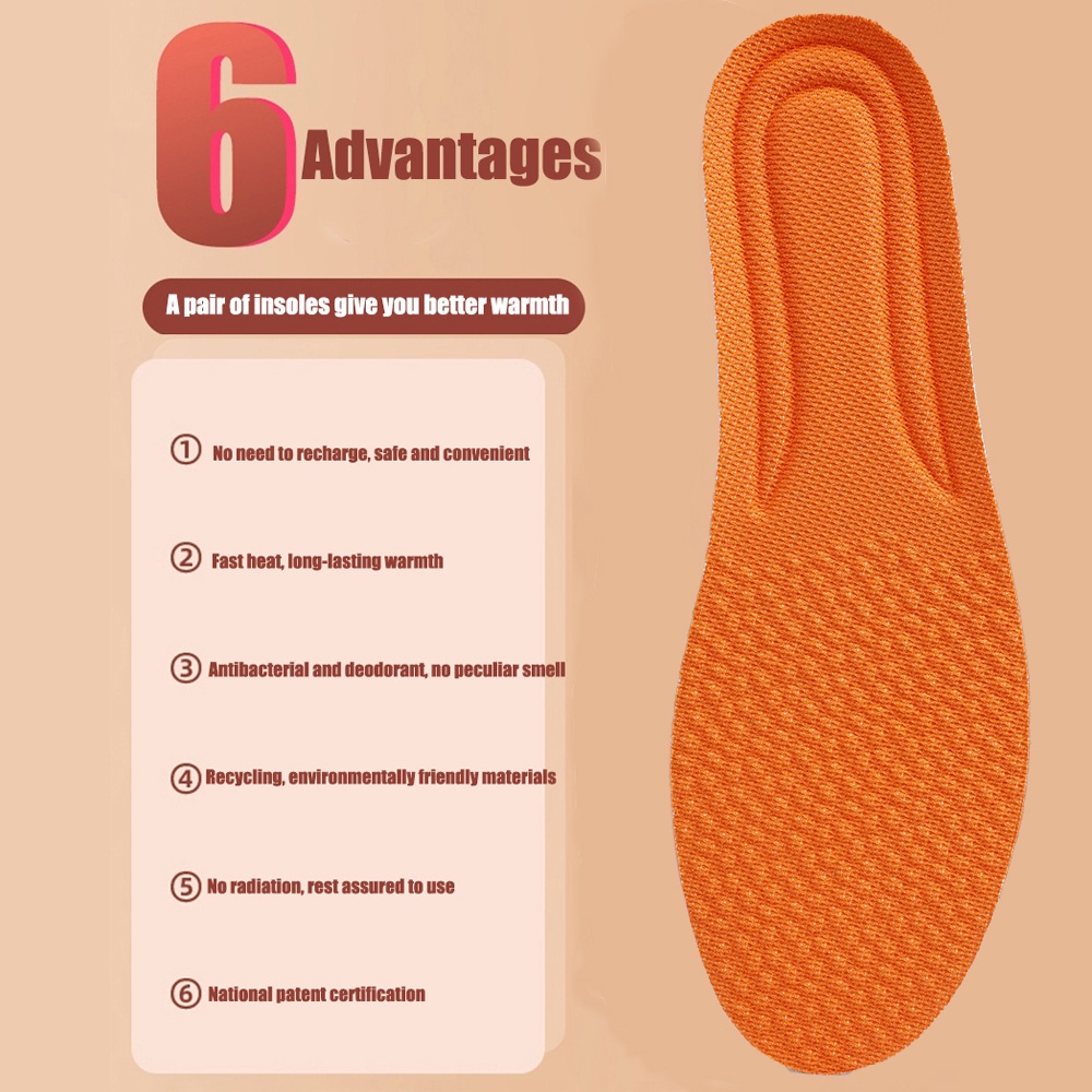 1 Cặp Đế Lót Giày Thể Thao Hình Chữ U Bằng Cao Su Non Mềm Mại Khử Mùi Thoáng Khí Khử Mùi