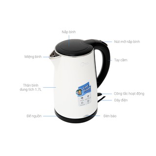 Bình siêu tốc Midea MK-17DS