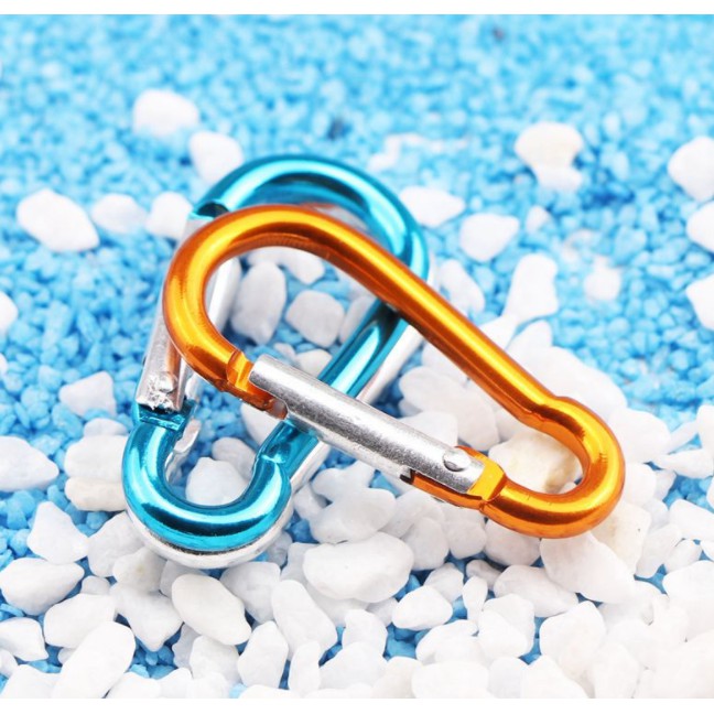 Móc Khóa bằng nhôm carabiner nhiều mẫu