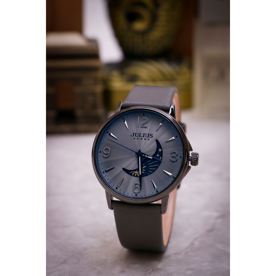 Đồng Hồ Nam JAH-135 Julius Hàn Quốc Dây Da