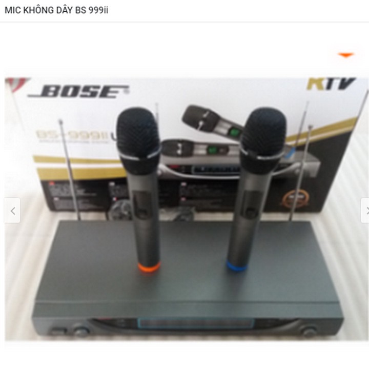 MIC KHÔNG DÂY BS 999ii