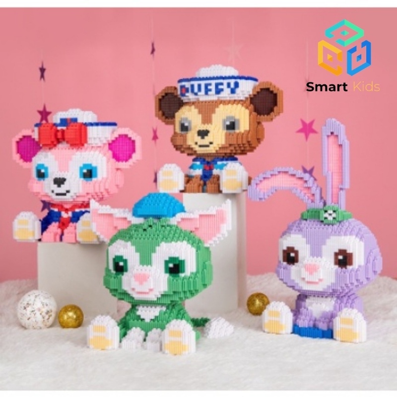 Bộ đồ chơi lắp ghép Lego SmartKids mô hình nhân vật hoạt hình Disney 3D thu nhỏ dễ thương vui nhộn SmartKids LG3D-01