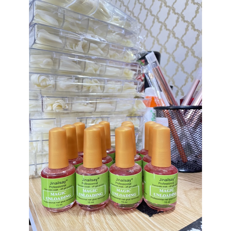 Nước phá gel Jnailsay siêu thần tốc chính hãng ko cần chà top chuyên dụng cho dân làm móng