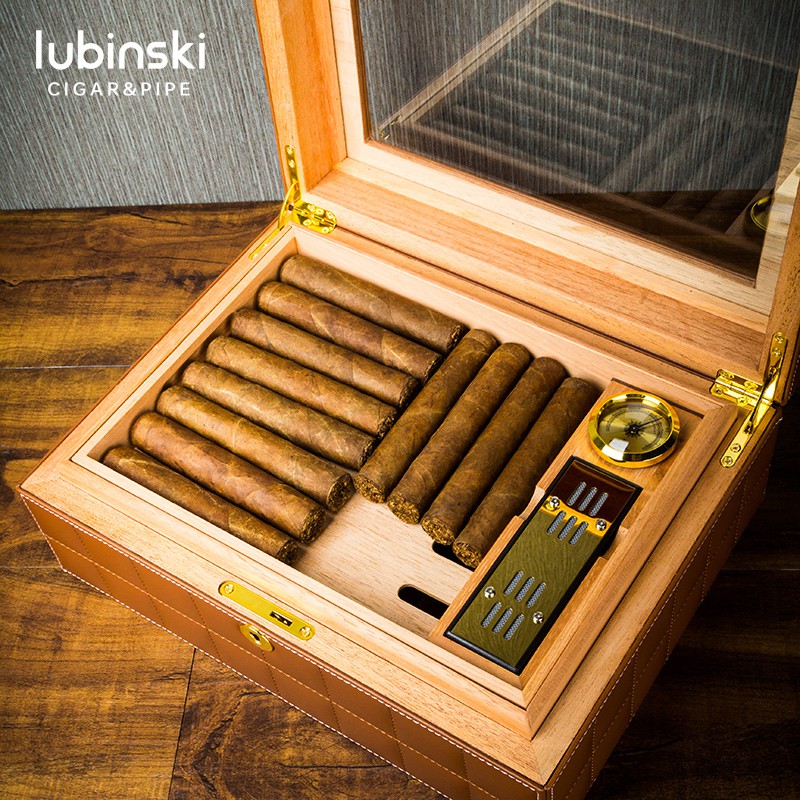 Hộp giữ ẩm bảo quản xì gà Lubinski YJA 60011 Dành Cho Các Quý Ông