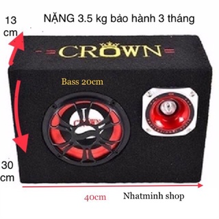 Loa Crown Vuông 8 tích hợp Bluetooth.