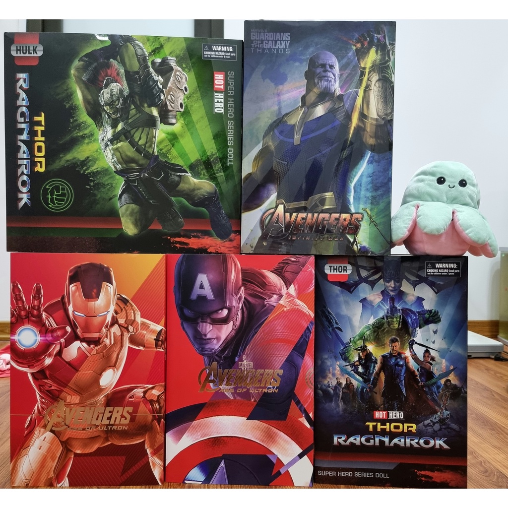 Mô Hình Avengers Cỡ Lớn Hulk Ironman Captain America Thor Thanos Cao Cấp