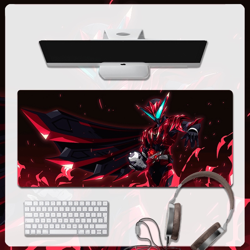 Miếng Lót Chuột Cỡ Lớn In Hình Kamen Rider Kamen Superman Shiwang Chơi Game