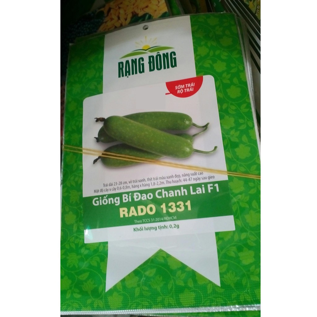 Hạt Giống Bí Đao Chanh Rất Sai Trái 0.2gram