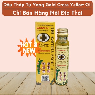 Dầu Thập Tự Vàng Thái Lan Gold Cross Yellow Oil 15 - 24ml - Nội Địa Thái Shop