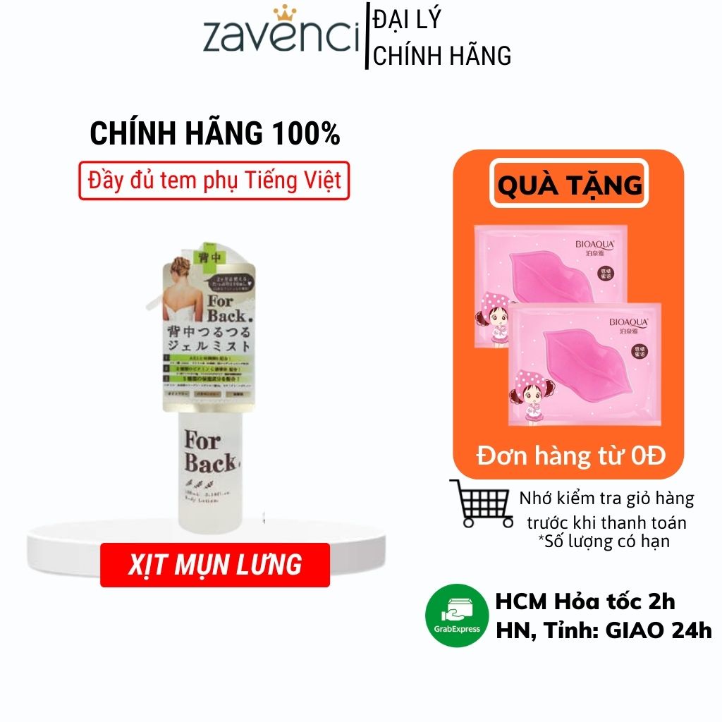 Xà phòng trắng da FOR BACK Pelican Medicated Soap ngừa mụn lưng 135g - ZAVENCI Official