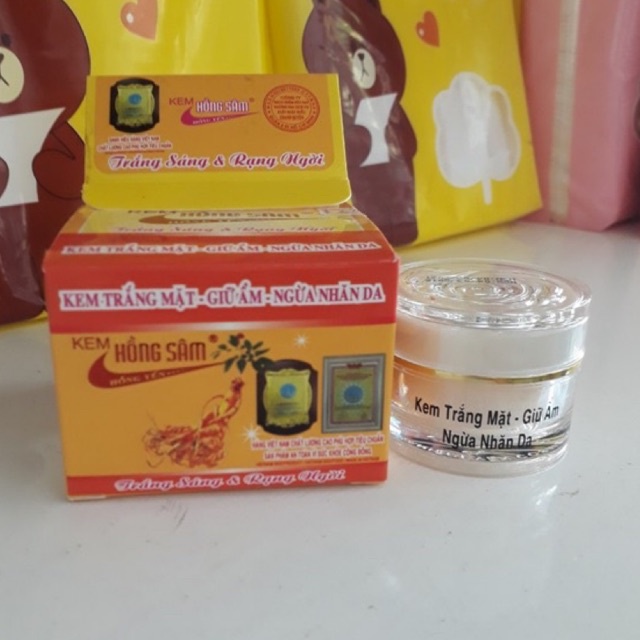 Kem hồng sâm dưỡng trắng, dưỡng ẩm, ngừa nhăn da