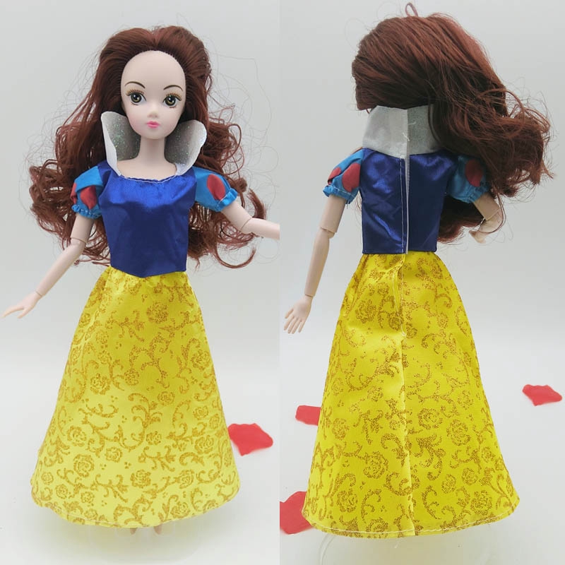 Thời Trang Đầm Công Chúa Bạch Tuyết Cho Búp Bê Barbie