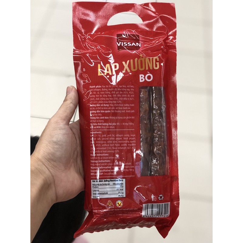 LẠP XƯỞNG BÒ VISAN 200G