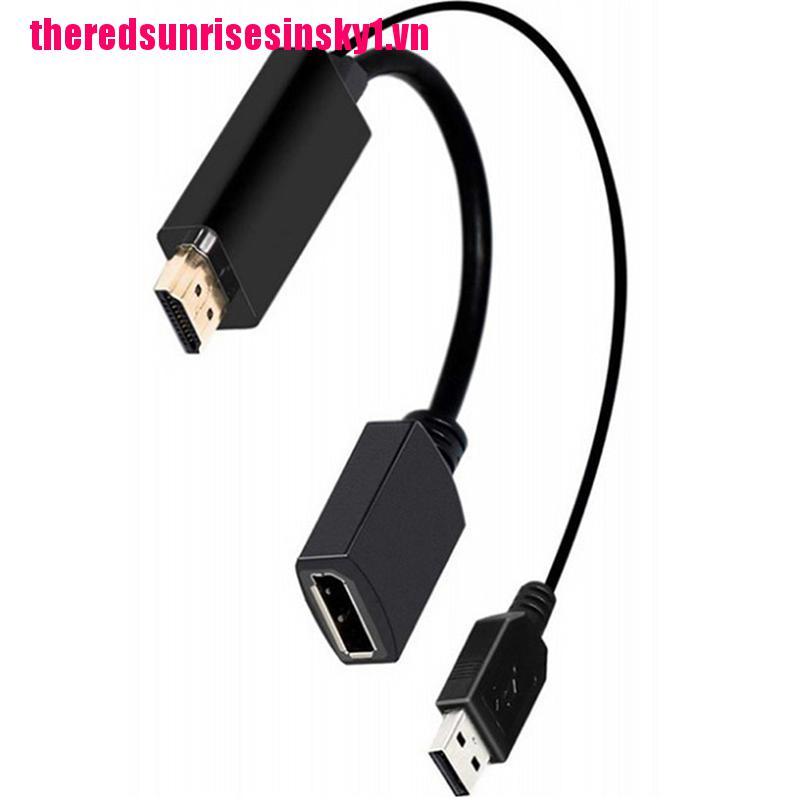 (3C) Giắc Chuyển Đổi 4k Usb Male Sang Dp Display Port Female