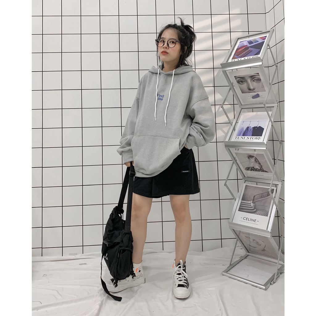 Áo Khoác Hoodie Form Rộng Unisex FIND Vải Nỉ Bông Dày Dặn - Tuni Store | BigBuy360 - bigbuy360.vn