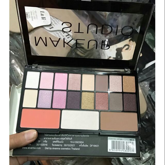 KIT SIVANNA COLORS MAKEUP STUDIO HF354 #2