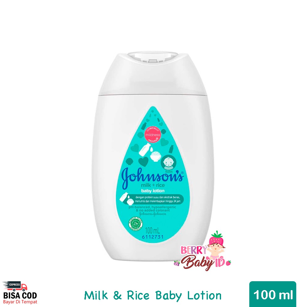 (hàng Mới Về) Lotion Sữa Gạo Johnson 's Dung Tích 100ml Cho Bé