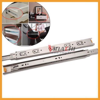 Ray Trượt Bi 3 Tầng Inox Jingping - Ray Trượt Ngăn Kéo Cực êm Độ bền cao.