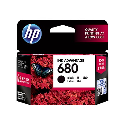 Mực in HP 680 Black Original Ink Advantage Cartridge (F6V27AA)