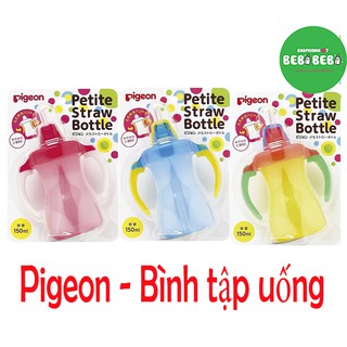 Bình tập uống Pigeon 150ml đủ màu cho bé