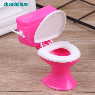 【chendujia】Dollhouse Furniture Bathroom Toilet Doll House Miniature Baby Prete