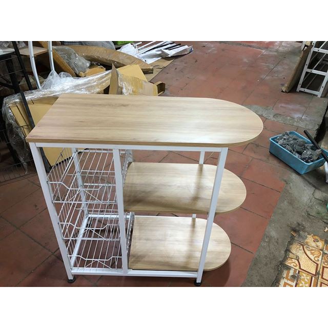 Kệ để lò vi sóng, lò nướng 3 ngăn YL176 80x38x37 cm | BigBuy360 - bigbuy360.vn