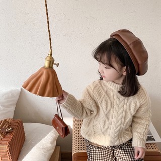 Áo len vặn thừng cho bé