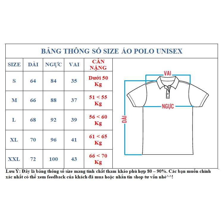 Áo thun POLO Unisex - Thêu BELIEVE IN YOURSELF | BigBuy360 - bigbuy360.vn