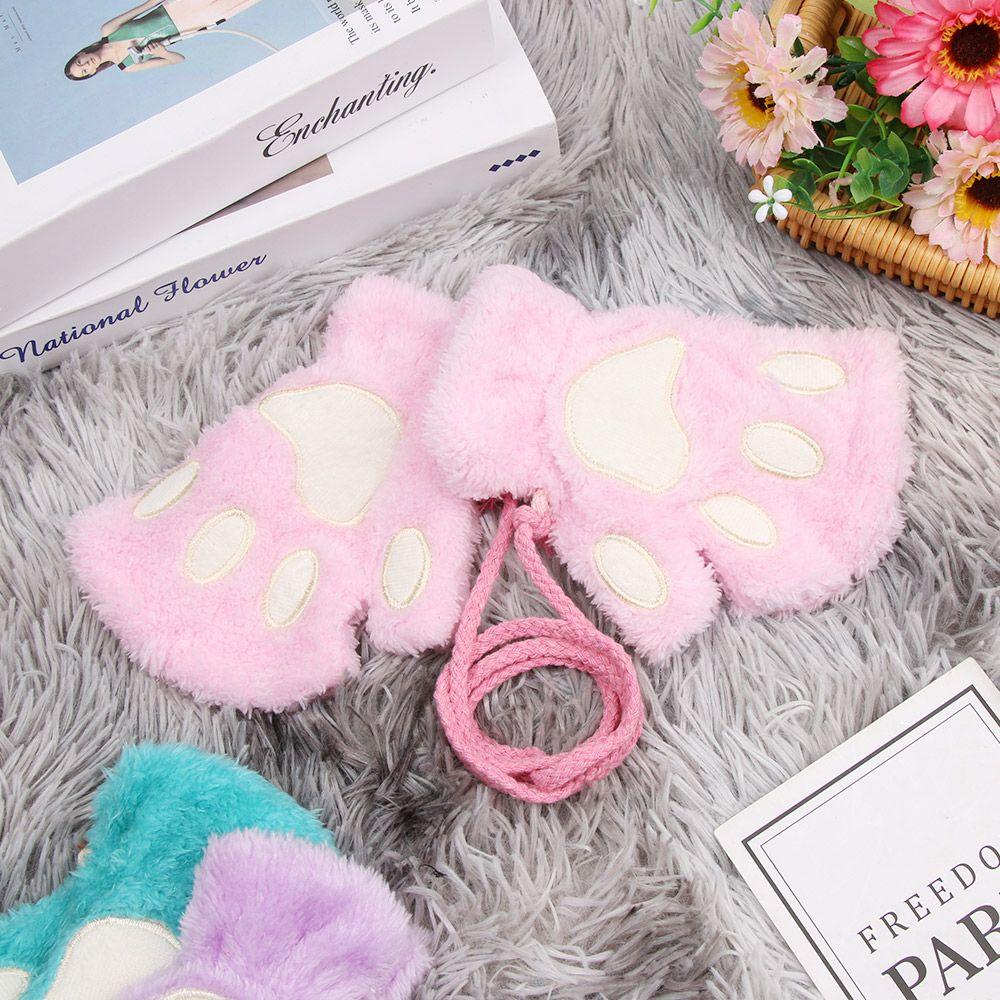 Găng Tay Giữ Ấm Hình Chân Mèo Đáng Yêu Cho Bé