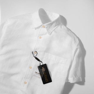 Áo Somi Vải Linen - Trắng