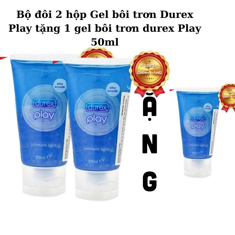 Có che tên SP Combo 02 lọ gel Durex Play 50ml tặng ngay 1 lọ gel cùng loại