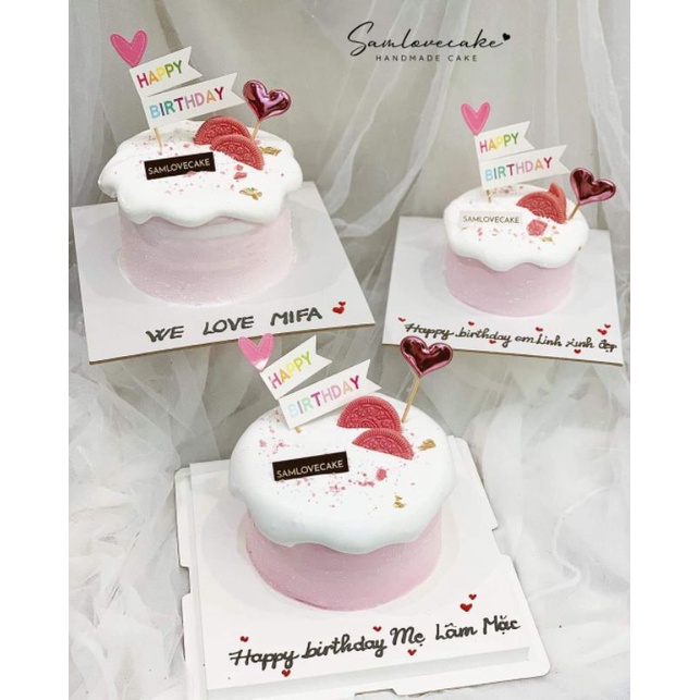 Orreo Red Velvet trang trí bánh sinh nhật, ăn trực tiếp