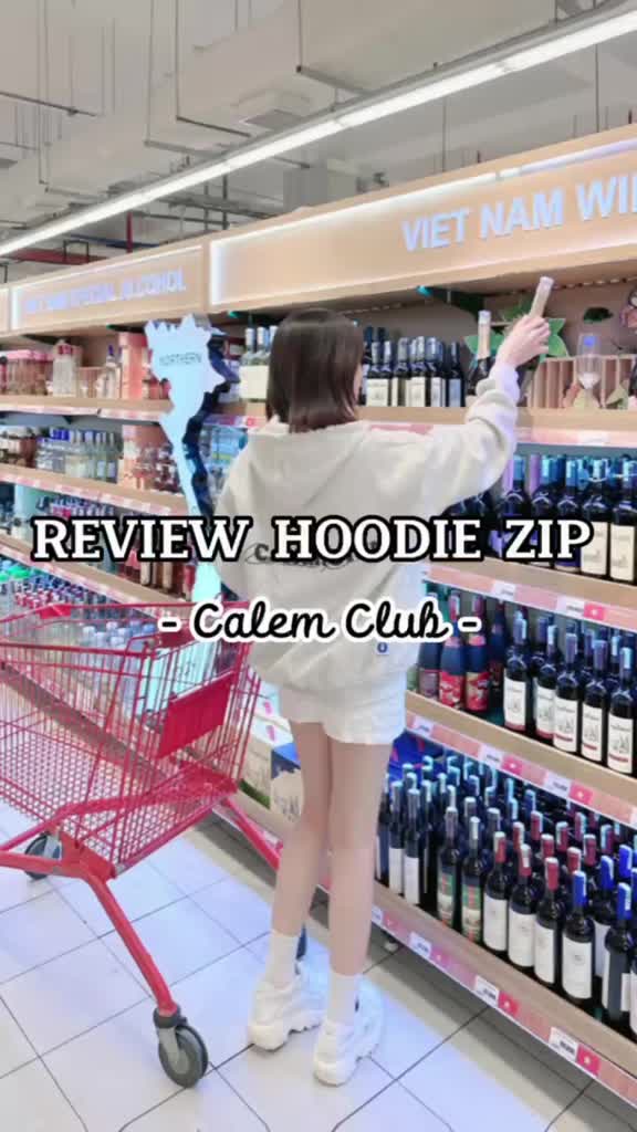 Calem Club - Áo khoác Hoodie zip IN CHỮ basic nhiều màu dày dặn form rộng unisex | BigBuy360 - bigbuy360.vn
