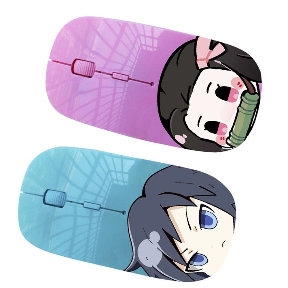 Chuột không dây Họa Tiết Hoạt Hình 3d Dễ Thương Bắt Mắt