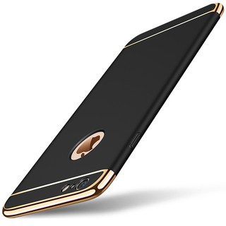 Ốp lưng iphone 6 Plus / 6s Plus mạ viền vàng ( màu xanh )