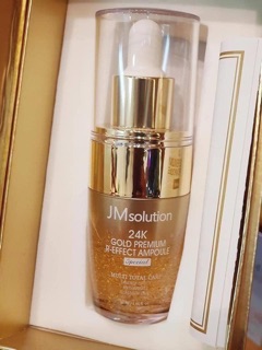 Tinh Chất VÀNG JM Solution 24K  GOLD PREMIUM EFFECT AMPOULE.