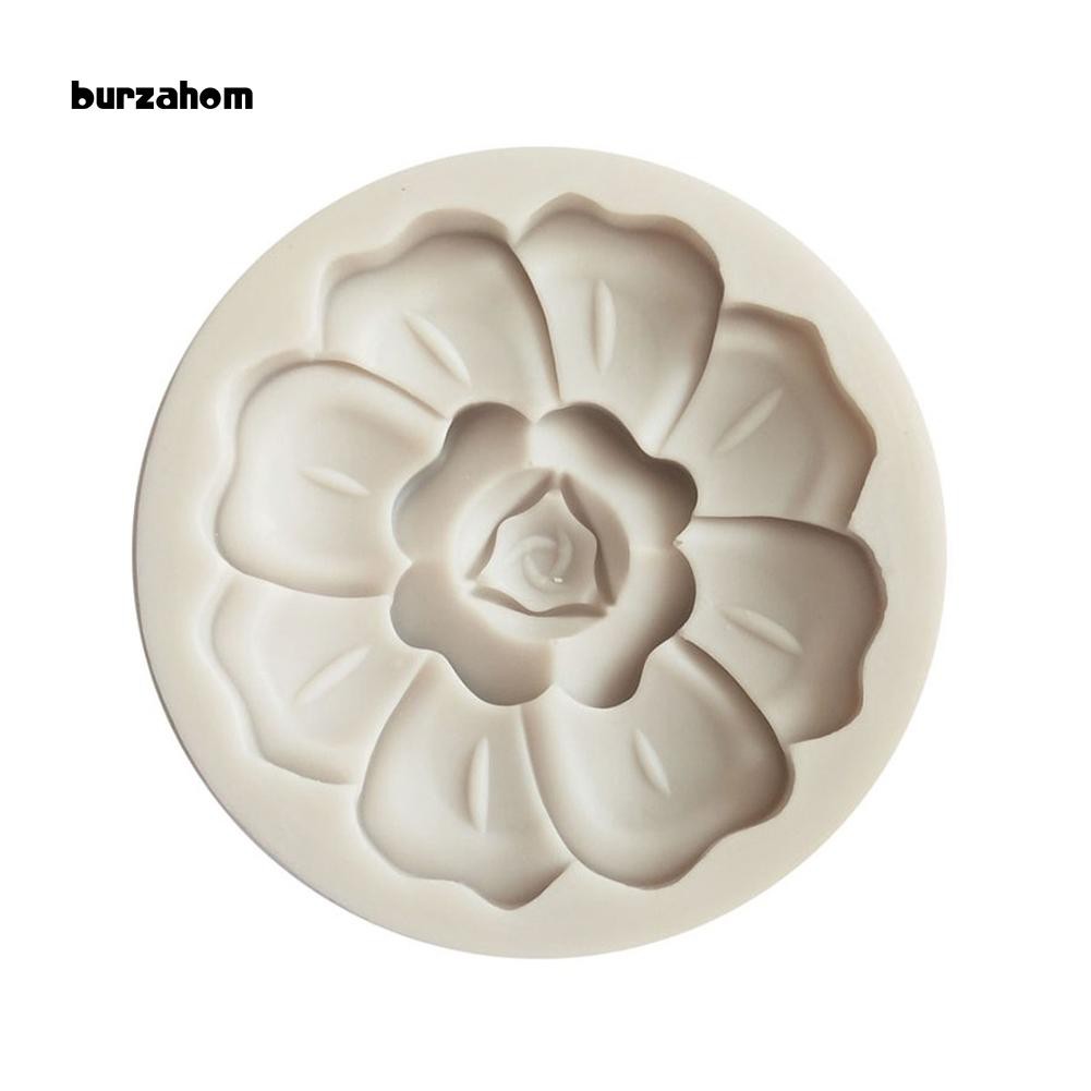 Khuôn silicon làm bánh hình hoa 3D đẹp mắt kích thước 7.8cm x 1.9cm tiện lợi dùng trong nhà bếp