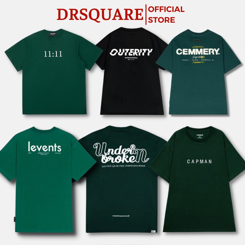Áo thun underbroken bassic local brand, Áo phông tay lỡ tshirt cổ tròn UNISEX nam nữ Cotton oversize form rộng