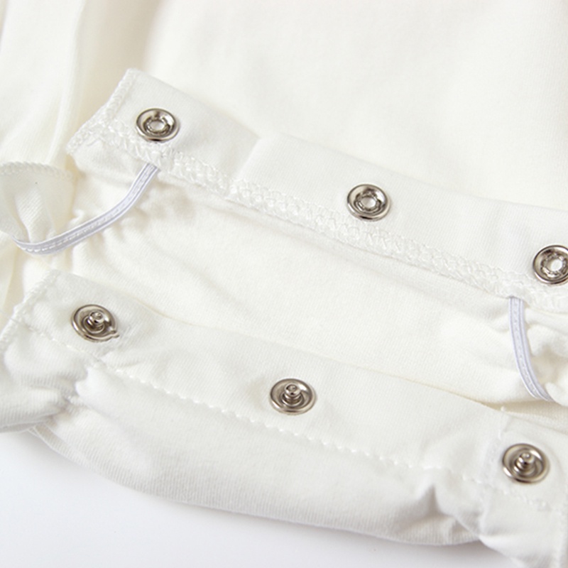 Áo liền quần vải cotton tay ngắn in hình cổ thủy thủ phối nơ phong cách hè cho bé gái