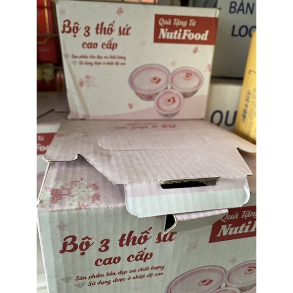 Bộ 3 thố quà tặng NutiFood