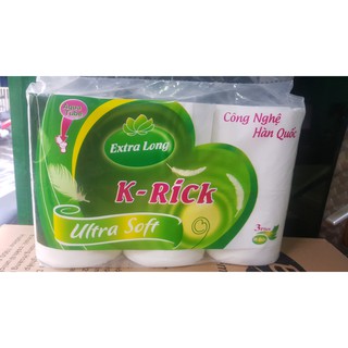 Giấy Vệ Sinh lốc 6 Cuộn Không Lõi công nghệ hàn quốc lucky