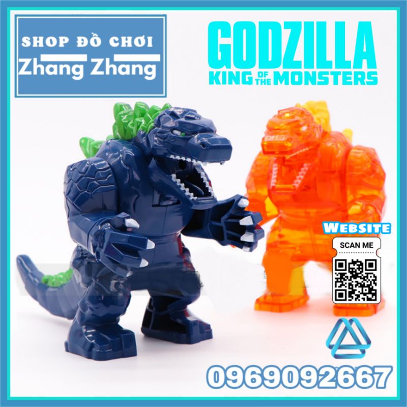 Đồ chơi Xếp hình Super Godzilla King of The Monster Bigfigures Minifigures PRCK GXL049